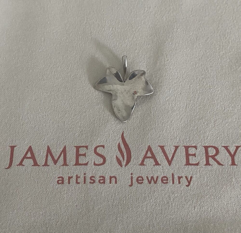 James Avery Retired Ivy Leaf Pendant